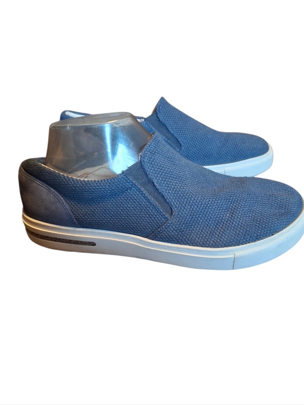 Birkenstock Navy Blue Slip On Shoes Size 40 Women 9-9.5 Men 7-7.5 Comfort